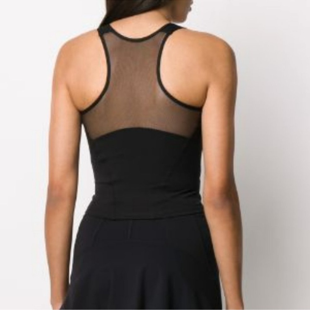 Sapopa Women Classy Mesh Tank Top Racerback Italian Active Wear